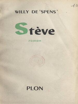 cover image of Stève